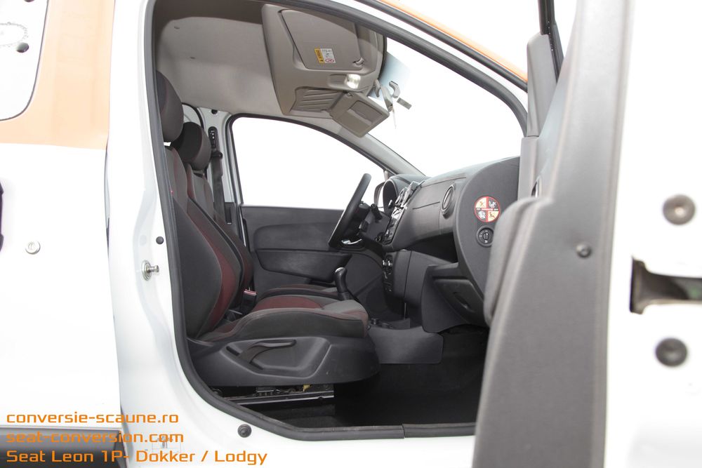 Sistem adaptare scaune de Seat Leon FR 1P pe Lodgy Dokker