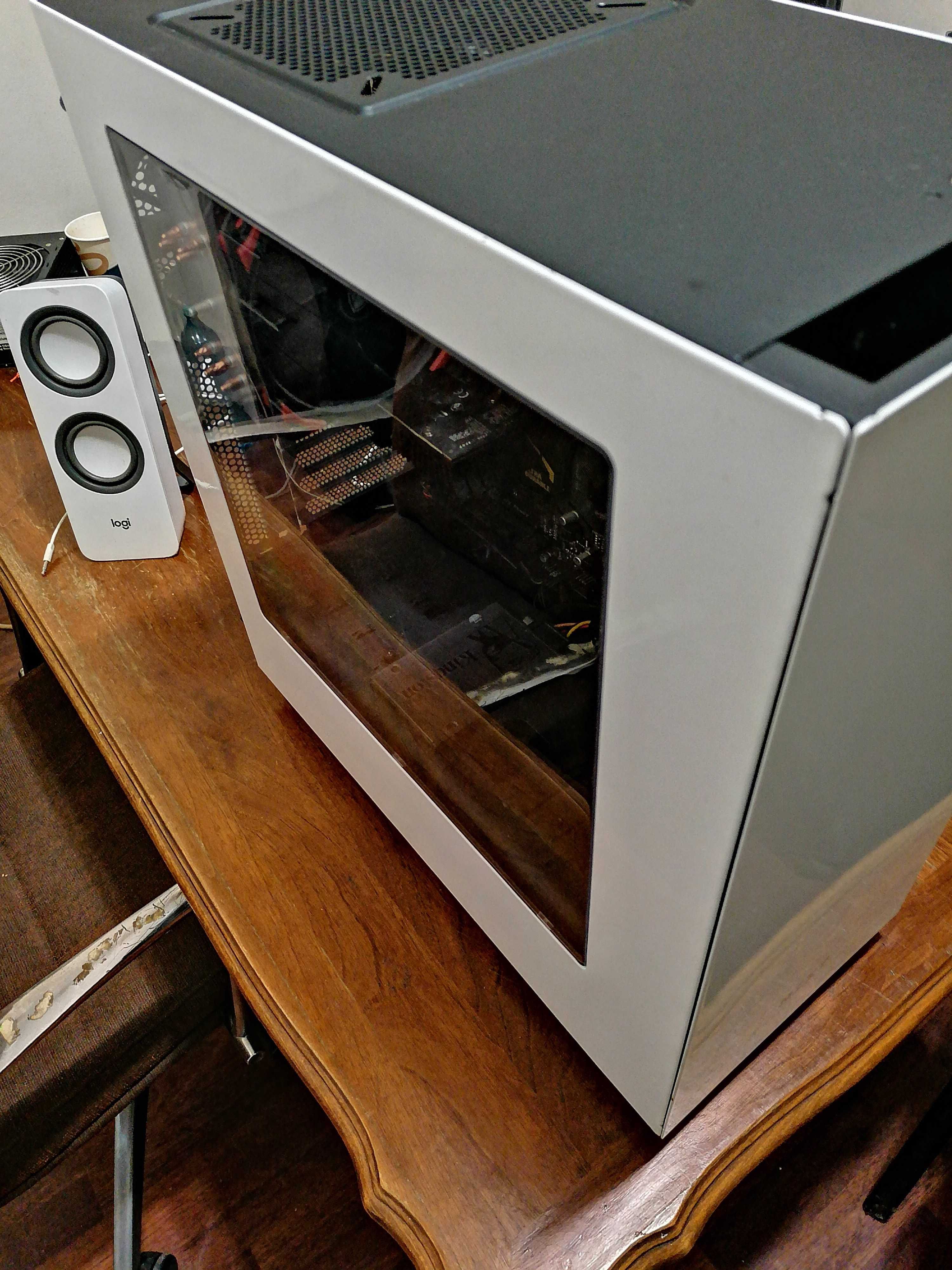 carcasa NZXT  s340 white + sursa 500w  segotep sg500ae