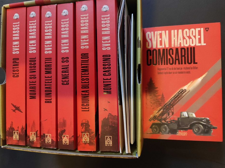 Carti de razboi - Sven Hassel - seria completa plus 2 afise mari