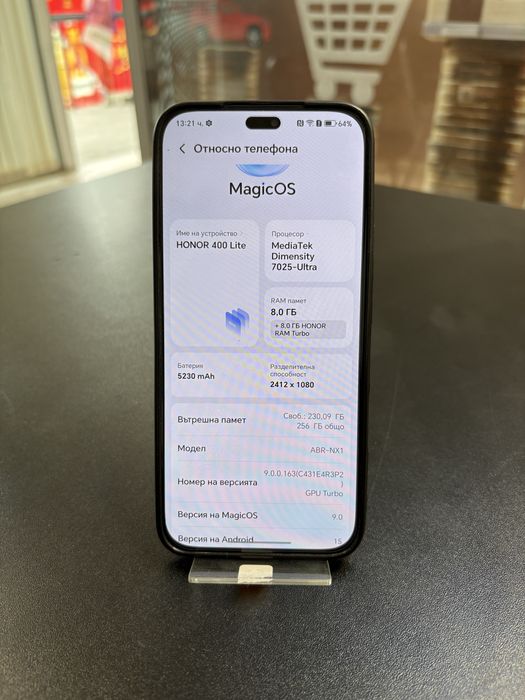 Телефон Honor 400 Lite 8 + 8 RAM