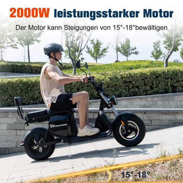 Електрически скутер EVERCROSS 702, 2000W, 30Ah/60V