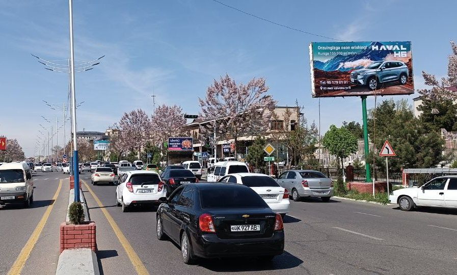Viloyatlarda tashqi reklama// bilbord //led ekran//avtobus