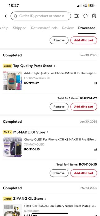 iPhone XS Max 256GB pentru piese