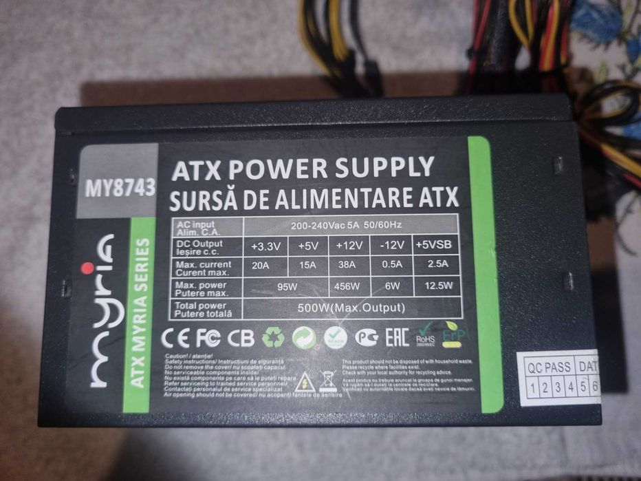 Sursa 500W Myria MY8743