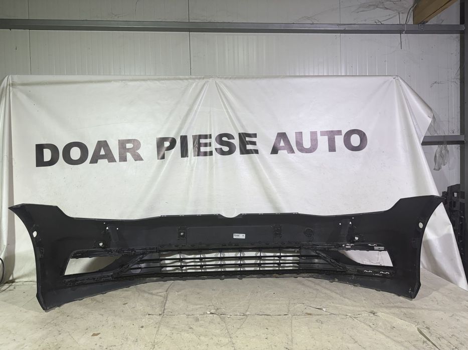 Bara fata VW Golf 7 VII, facelift, 2017, 2018, 2019, 2020, cod origine OE 5G0807221FL, cu gauri pentru spalatori faruri si senzori de parcare (6).
