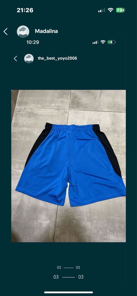 Pantaloni scurti Umbro