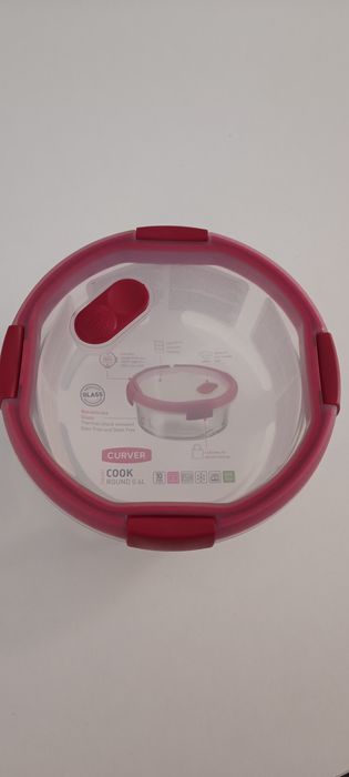 Стъклена Херметическа Кутия за Храна 1.2 л