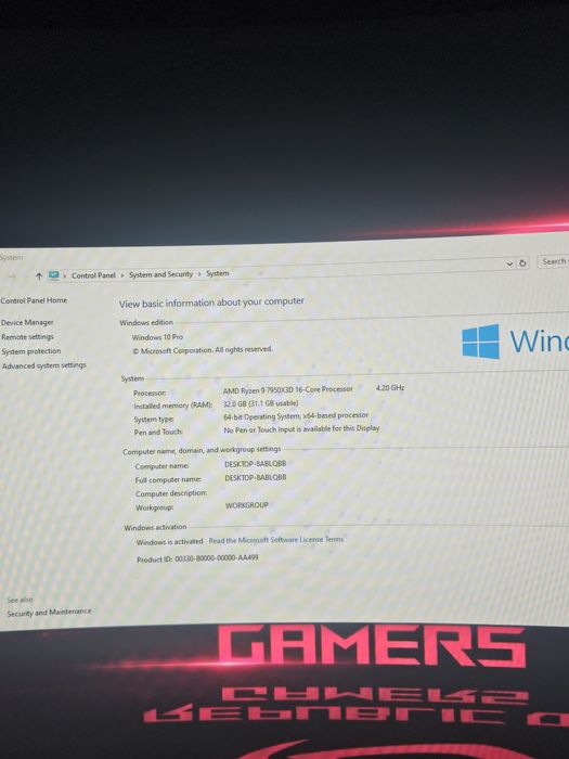 Procesor Ryzen 9 7950x3d ( DOAR PROCESORUL E DE VANZARE)