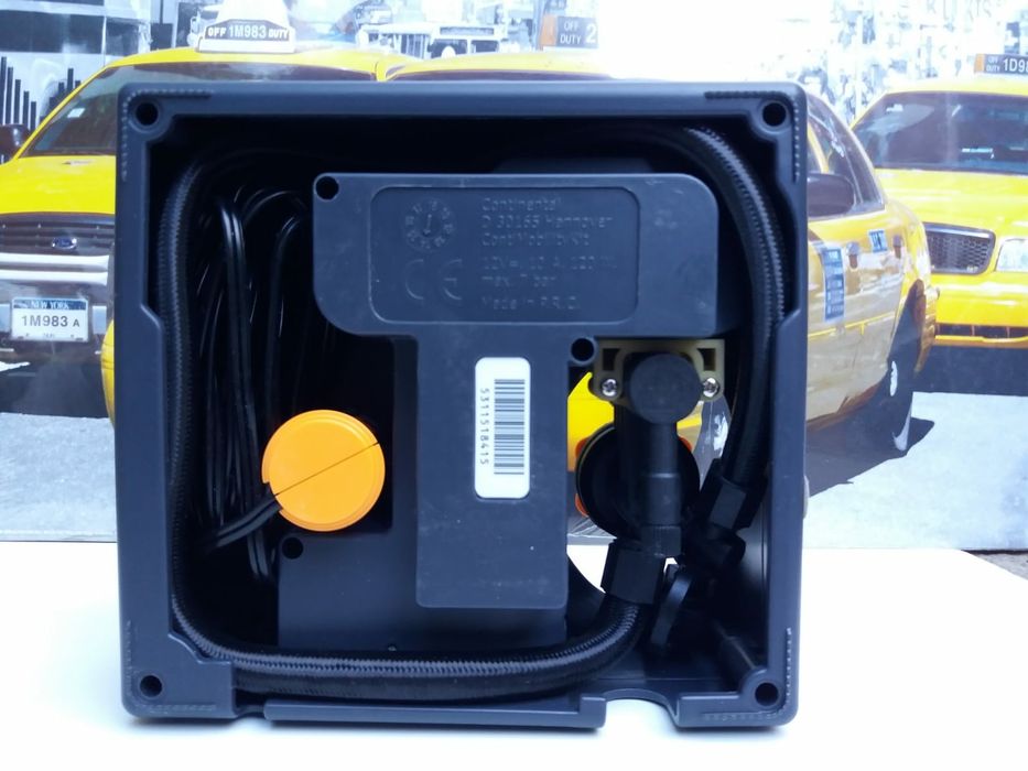 Kit pana compresor auto umflat roti +solutie original Continental 120W