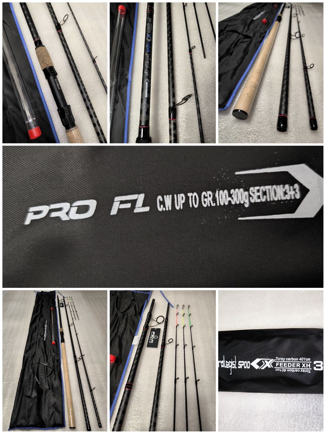 SET 2 Feedere PRO FL Strategist Spod 3,9 M 100-300g New 2025