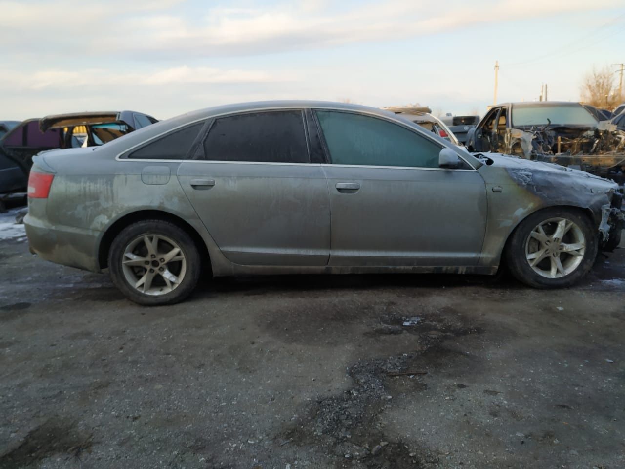 Ауди а6 с6 audi a6 c6 3.2 Quattro на запчасти AUK двс