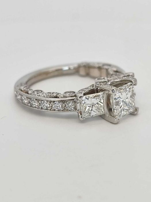 Inel 14k Verragio cu diamante 3ct Unlike any Other!
