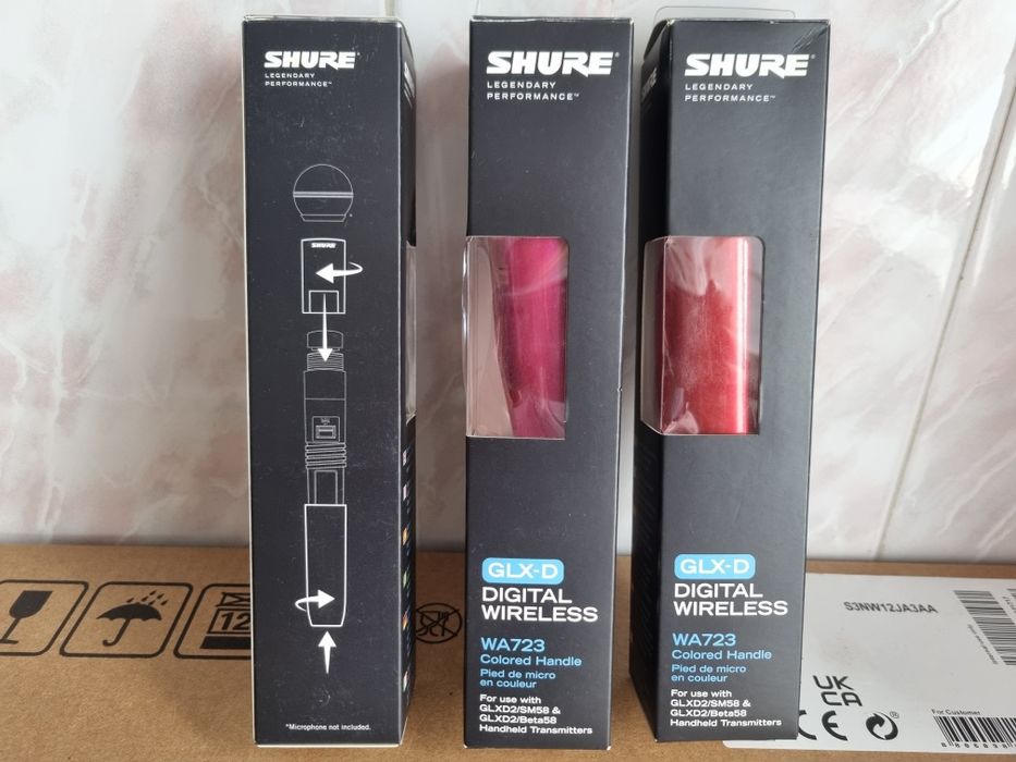 Shure GLXD- carcasă originală, nouă, Pink