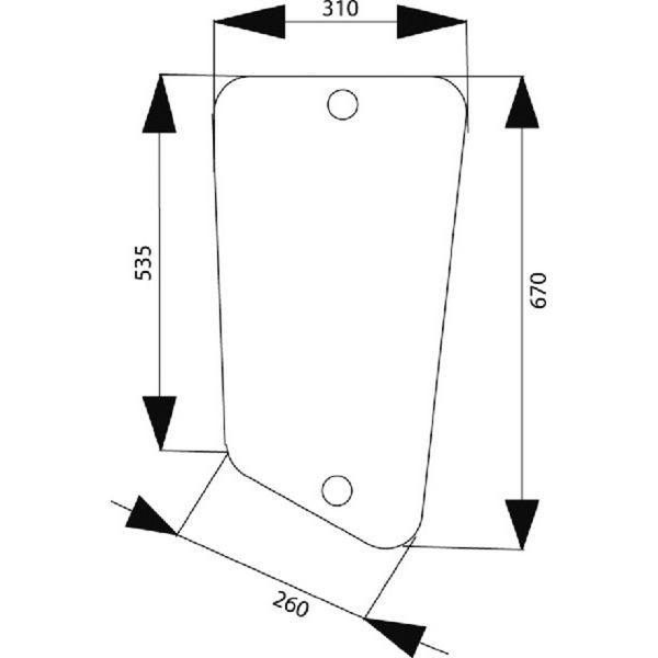 geamuri cabina pentru tractoare Fiat / FiatAgri