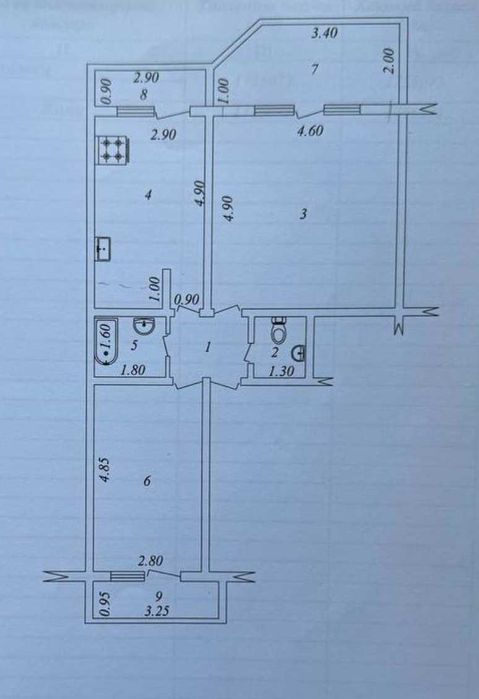 Квартира сотилади, Продается своя квартира 2/2/9