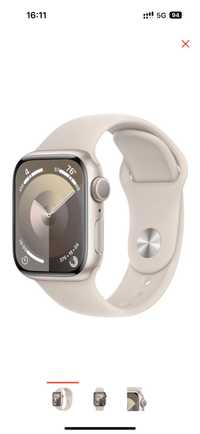 Смарт-часы Apple Watch Series 9 GPS S/M 45 мм starlight-бежевый