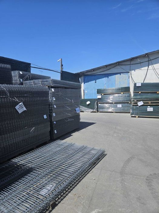 PLasa/ panou bordurat /TEAVA/ STALP 3.5-4.9MM/Zincat /Verde/Gri