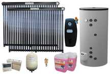 Pachet solar presurizat Fornello 2x30 Tub HeatPipe Boiler 2s 500 l