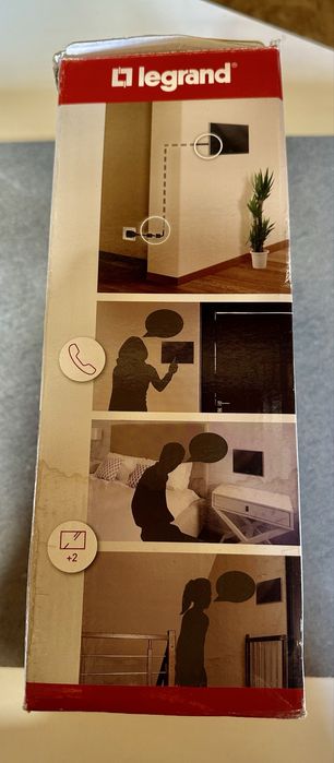 Kit videointerfon Legrand (ecran 7")+ monitor interior suplimentar