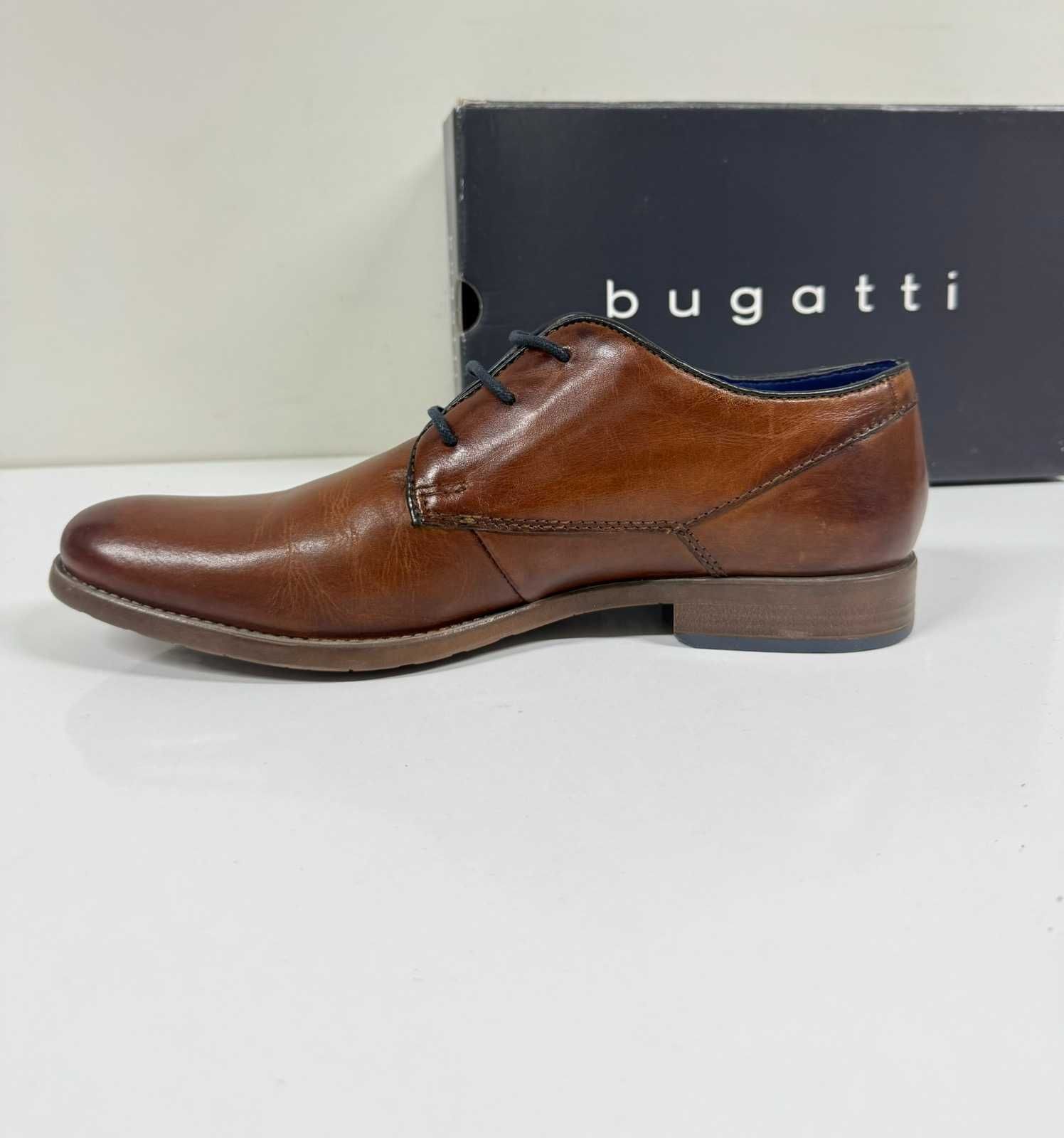 Bugatti men's leather formal