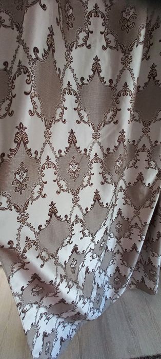 Draperii cu model elegant set de 2 bucati