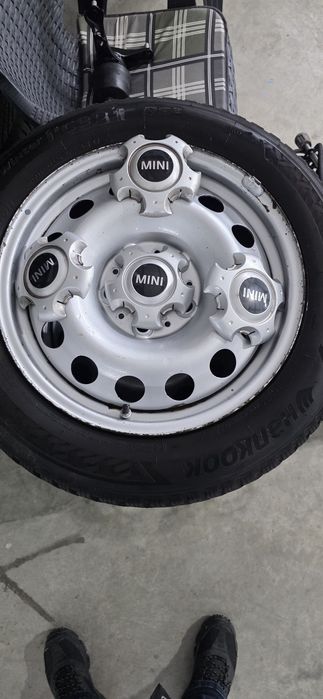 Jante Otel 16 +Anvelope Iarna 195/60/R16 pentru Mini Cooper Countyman