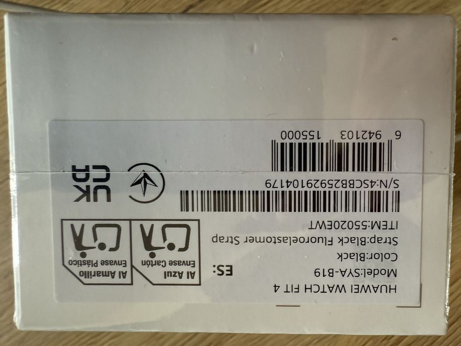 Запечатан нов Смарт Часовник HUAWEI WATCH FIT 4 BLACK