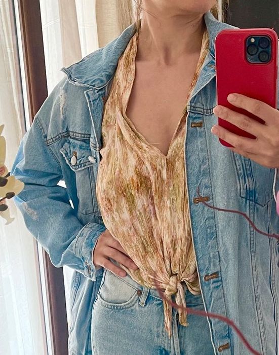 Bluza cu maneci Zara