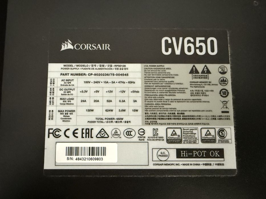 Sursa Corsair CV650