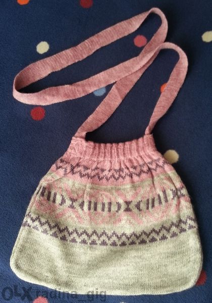 Туника в комплект с плетени ръкавички и чантичка