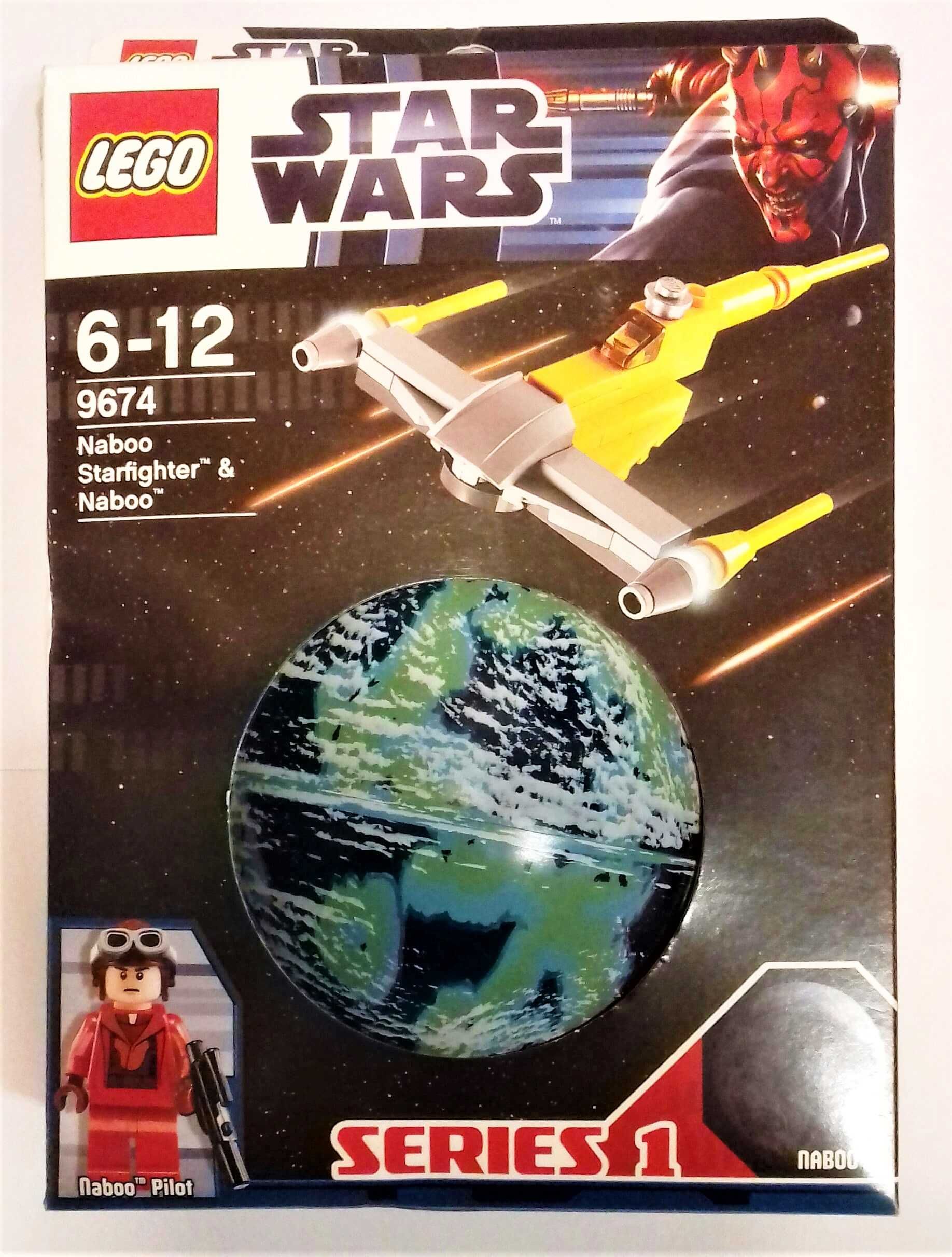 LEGO Star Wars Naboo Starfighter and Naboo cod 9674