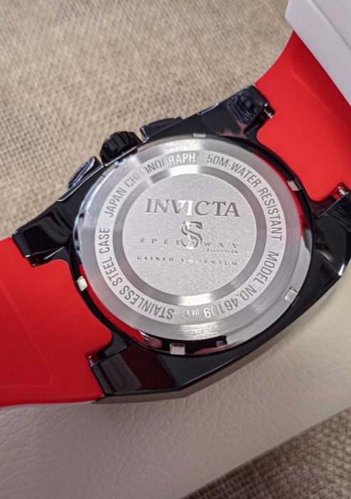 Ceas Invicta Speedway Chronograph Quartz White Dial -Barbati