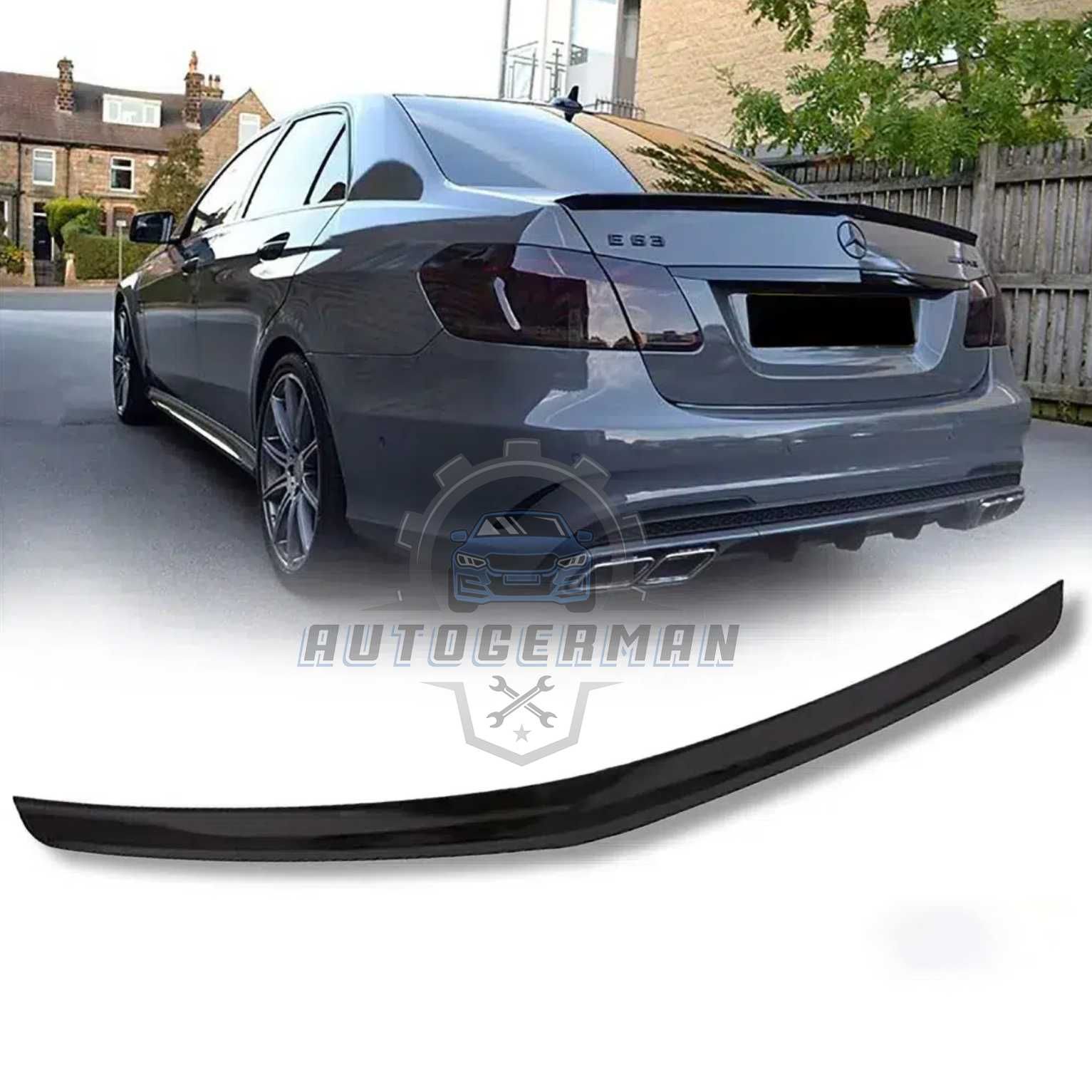 W212 Спойлер за Mercedes benz AMG Черен гланц в212 крило амг тунинг