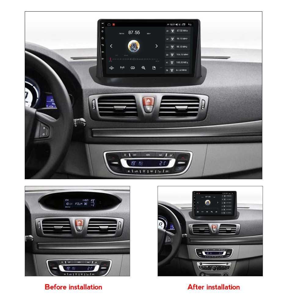 Navigatie Renault Megane 3 2008-2014, 9INCH 4+64GB RAM, Android 12