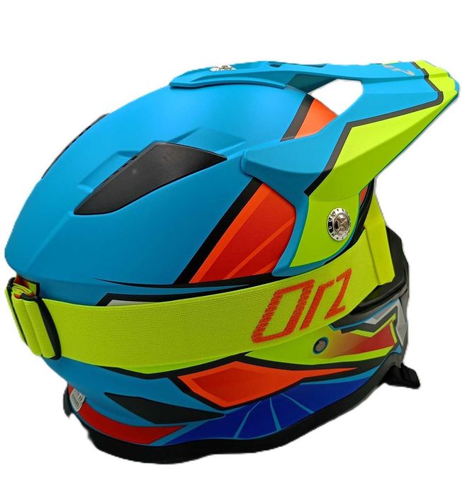 Комплект детско юношеска кросова каска с очила 102040