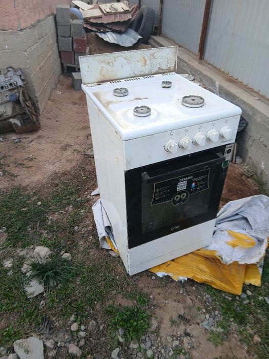 Газовая плита рабочая