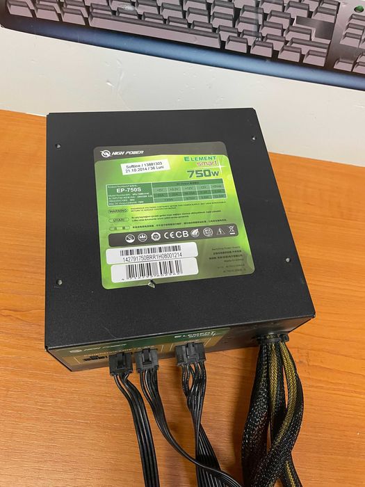 Sursa modulara Sirtec EP-750S, 750W, ATX 2.3, PFC activ, garantie