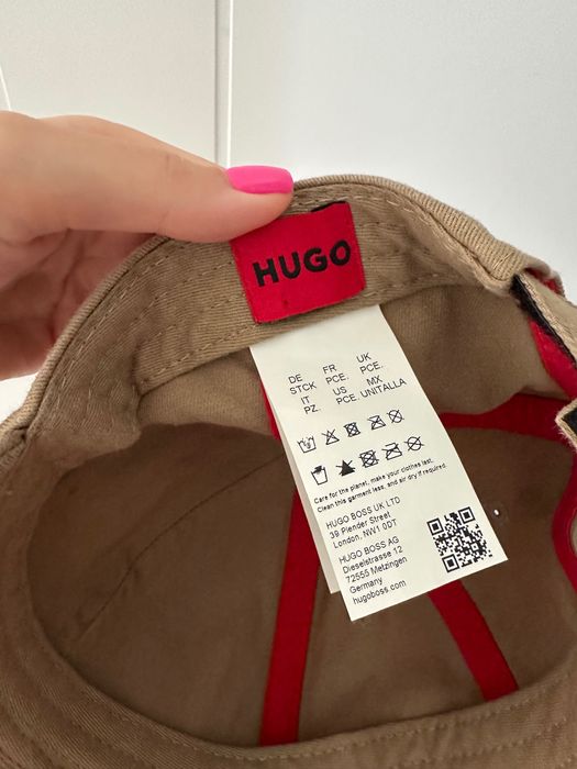 Șapcă bej, Hugo, bej, unisex