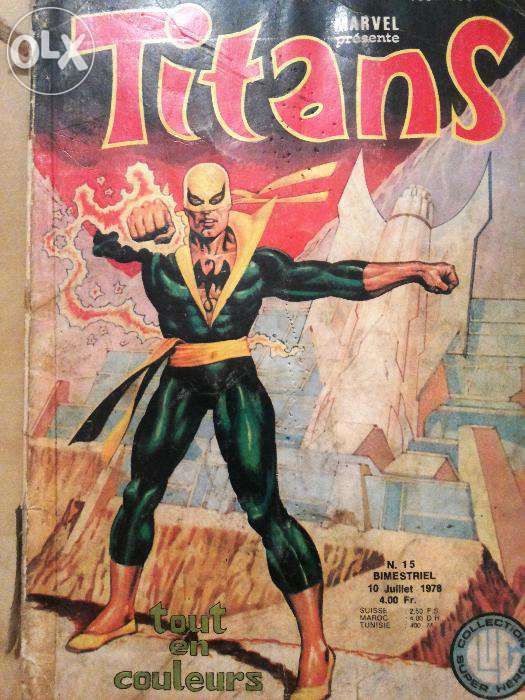 Strange si Titans an 1976 -Colectie rara de benzi desenate -