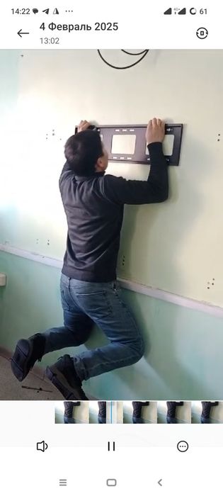 установка телевизор есть все виды кронштейн настройка смарт тв Астана