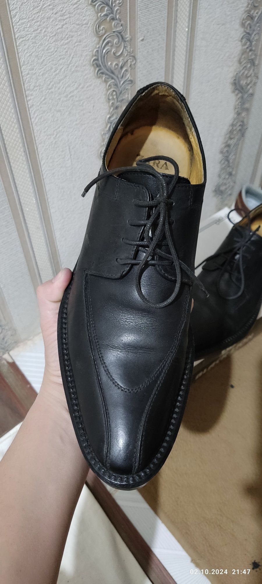 Туфли бренд Zara. Чиста кожа.
