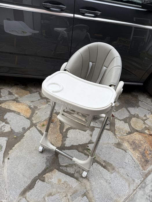 Сгъваем столче за хранене с предпазен колан OUNUO Baby