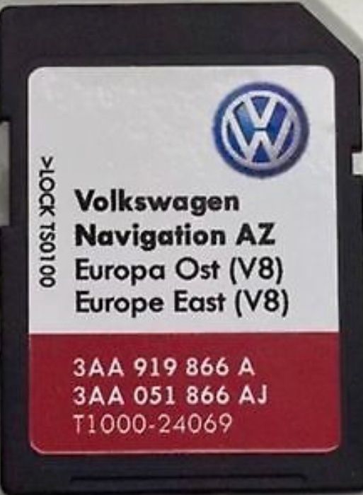 VW RNS315 RNS310 Harti Navigatie SD Original Passat Golf Touran Tiguan