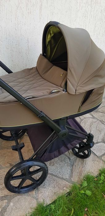 Кош за новородено Cybex Priam Lux Khaki -Green