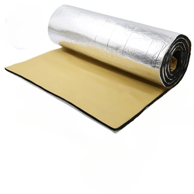 Rola insonorizant auto cu aluminiu si adeziv grosime 6mm,1mx10m ERK