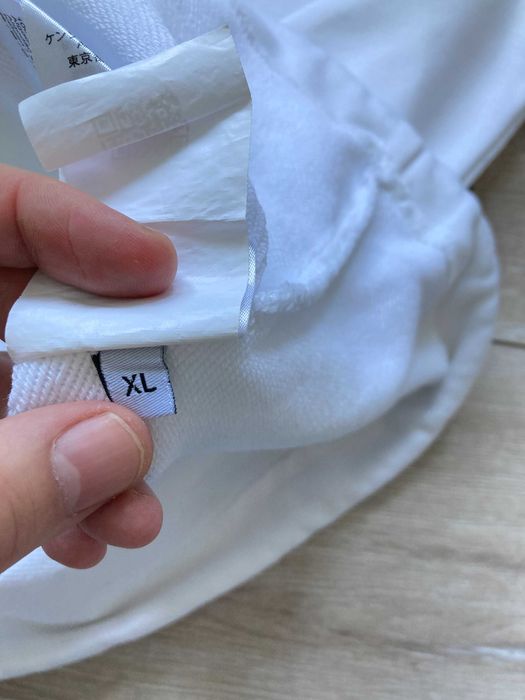 Оригинален Kenzo Paris мъжки бял суичър суитчър размер XL