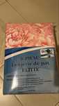 Husa de pat 160x200 roz cu flori | sigilata