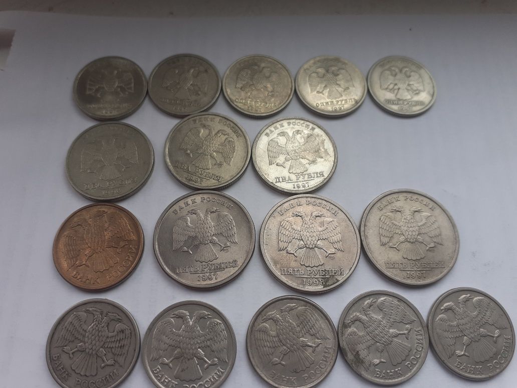 Монеты СССР разного номинала.