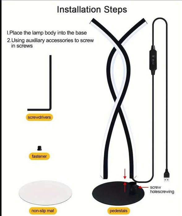 Lampa LED multiple culori pe USB