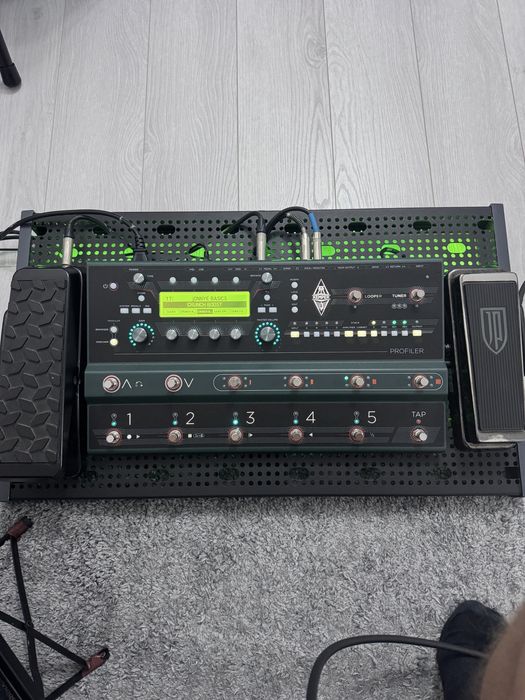 Kemper profiler stage+peddalboard+pedala dunlop volum+cry baby Petruci